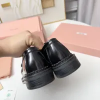 Cheap MIU MIU Leather Shoes For Women #1431851 Replica Wholesale [$108.00 USD] [ITEM#1431851] on Replica MIU MIU Leather Shoes