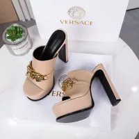 Cheap Versace Slippers For Women #1431915 Replica Wholesale [$118.00 USD] [ITEM#1431915] on Replica Versace Slippers