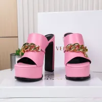 Cheap Versace Slippers For Women #1431917 Replica Wholesale [$118.00 USD] [ITEM#1431917] on Replica Versace Slippers