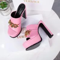Cheap Versace Slippers For Women #1431917 Replica Wholesale [$118.00 USD] [ITEM#1431917] on Replica Versace Slippers