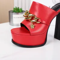 Cheap Versace Slippers For Women #1431918 Replica Wholesale [$118.00 USD] [ITEM#1431918] on Replica Versace Slippers