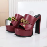 Cheap Versace Slippers For Women #1431919 Replica Wholesale [$118.00 USD] [ITEM#1431919] on Replica Versace Slippers