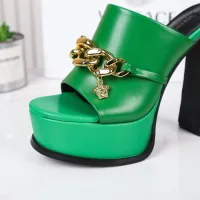 Cheap Versace Slippers For Women #1431921 Replica Wholesale [$118.00 USD] [ITEM#1431921] on Replica Versace Slippers