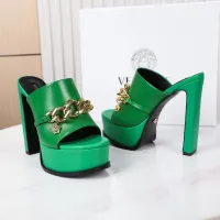 Cheap Versace Slippers For Women #1431921 Replica Wholesale [$118.00 USD] [ITEM#1431921] on Replica Versace Slippers