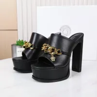 Cheap Versace Slippers For Women #1431922 Replica Wholesale [$118.00 USD] [ITEM#1431922] on Replica Versace Slippers