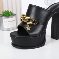 Cheap Versace Slippers For Women #1431922 Replica Wholesale [$118.00 USD] [ITEM#1431922] on Replica Versace Slippers