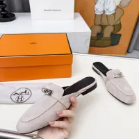 Cheap Hermes Slippers For Women #1431924 Replica Wholesale [$88.00 USD] [ITEM#1431924] on Replica Hermes Slippers