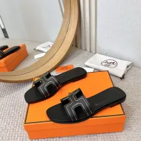 Cheap Hermes Slippers For Women #1431945 Replica Wholesale [$96.00 USD] [ITEM#1431945] on Replica Hermes Slippers