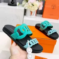 Cheap Hermes Slippers For Women #1431951 Replica Wholesale [$96.00 USD] [ITEM#1431951] on Replica Hermes Slippers