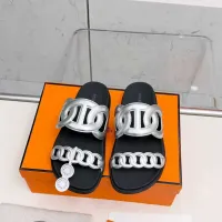 Cheap Hermes Slippers For Women #1431954 Replica Wholesale [$96.00 USD] [ITEM#1431954] on Replica Hermes Slippers