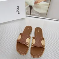Cheap Celine Slippers For Women #1431958 Replica Wholesale [$85.00 USD] [ITEM#1431958] on Replica Celine Slippers