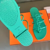 Cheap Hermes Slippers For Women #1431989 Replica Wholesale [$48.00 USD] [ITEM#1431989] on Replica Hermes Slippers