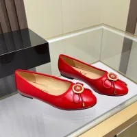 Cheap Versace Flat Shoes For Women #1432020 Replica Wholesale [$82.00 USD] [ITEM#1432020] on Replica Versace Flat Shoes