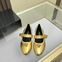 Cheap Versace Flat Shoes For Women #1432024 Replica Wholesale [$82.00 USD] [ITEM#1432024] on Replica Versace Flat Shoes
