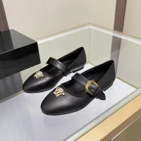 Cheap Versace Flat Shoes For Women #1432025 Replica Wholesale [$82.00 USD] [ITEM#1432025] on Replica Versace Flat Shoes