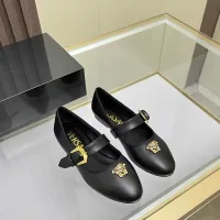 Cheap Versace Flat Shoes For Women #1432025 Replica Wholesale [$82.00 USD] [ITEM#1432025] on Replica Versace Flat Shoes