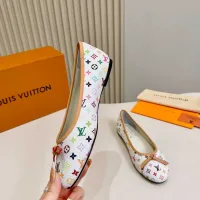 Cheap Louis Vuitton Flat Shoes For Women #1432027 Replica Wholesale [$102.00 USD] [ITEM#1432027] on Replica Louis Vuitton Flat Shoes