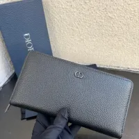 Cheap Christian Dior AAA Man Long Wallets #1432057 Replica Wholesale [$64.00 USD] [ITEM#1432057] on Replica Christian Dior AAA Man Wallets