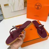 Cheap Hermes Slippers For Women #1432093 Replica Wholesale [$82.00 USD] [ITEM#1432093] on Replica Hermes Slippers