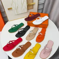 Cheap Hermes Slippers For Women #1432096 Replica Wholesale [$82.00 USD] [ITEM#1432096] on Replica Hermes Slippers