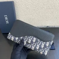 Cheap Christian Dior AAA Man Long Wallets #1432109 Replica Wholesale [$64.00 USD] [ITEM#1432109] on Replica Christian Dior AAA Man Wallets