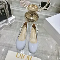 Cheap Christian Dior Flat Shoes For Women #1432123 Replica Wholesale [$92.00 USD] [ITEM#1432123] on Replica Christian Dior Flat Shoes