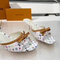 Cheap Louis Vuitton Slippers For Women #1432210 Replica Wholesale [$100.00 USD] [ITEM#1432210] on Replica Louis Vuitton Slippers