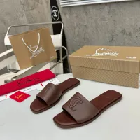 Cheap Christian Louboutin CL Slippers For Women #1432221 Replica Wholesale [$92.00 USD] [ITEM#1432221] on Replica Christian Louboutin CL Slippers