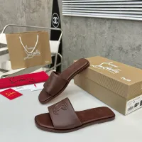 Cheap Christian Louboutin CL Slippers For Women #1432221 Replica Wholesale [$92.00 USD] [ITEM#1432221] on Replica Christian Louboutin CL Slippers
