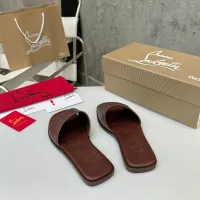 Cheap Christian Louboutin CL Slippers For Women #1432221 Replica Wholesale [$92.00 USD] [ITEM#1432221] on Replica Christian Louboutin CL Slippers