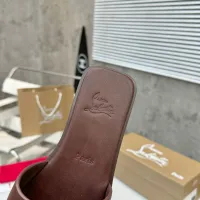 Cheap Christian Louboutin CL Slippers For Women #1432221 Replica Wholesale [$92.00 USD] [ITEM#1432221] on Replica Christian Louboutin CL Slippers