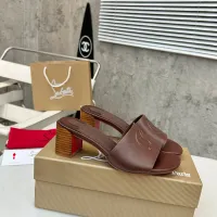 Cheap Christian Louboutin CL Slippers For Women #1432222 Replica Wholesale [$96.00 USD] [ITEM#1432222] on Replica Christian Louboutin CL Slippers