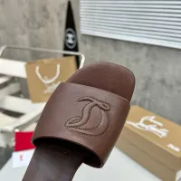 Cheap Christian Louboutin CL Slippers For Women #1432222 Replica Wholesale [$96.00 USD] [ITEM#1432222] on Replica Christian Louboutin CL Slippers