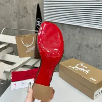 Cheap Christian Louboutin CL Slippers For Women #1432222 Replica Wholesale [$96.00 USD] [ITEM#1432222] on Replica Christian Louboutin CL Slippers