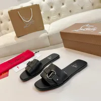 Cheap Christian Louboutin CL Slippers For Women #1432224 Replica Wholesale [$96.00 USD] [ITEM#1432224] on Replica Christian Louboutin CL Slippers