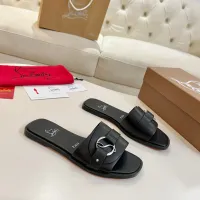 Cheap Christian Louboutin CL Slippers For Women #1432224 Replica Wholesale [$96.00 USD] [ITEM#1432224] on Replica Christian Louboutin CL Slippers