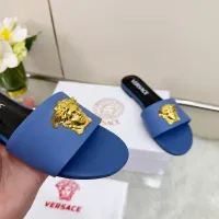Cheap Versace Slippers For Women #1432226 Replica Wholesale [$82.00 USD] [ITEM#1432226] on Replica Versace Slippers
