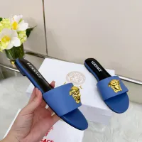 Cheap Versace Slippers For Women #1432226 Replica Wholesale [$82.00 USD] [ITEM#1432226] on Replica Versace Slippers