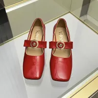 Cheap Versace Flat Shoes For Women #1432232 Replica Wholesale [$82.00 USD] [ITEM#1432232] on Replica Versace Flat Shoes