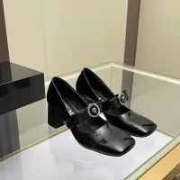 Cheap Versace High-Heeled Shoes For Women #1432239 Replica Wholesale [$82.00 USD] [ITEM#1432239] on Replica Versace High-Heeled Shoes