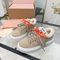 Cheap MIU MIU Casual Shoes For Women #1432243 Replica Wholesale [$100.00 USD] [ITEM#1432243] on Replica MIU MIU Casual Shoes