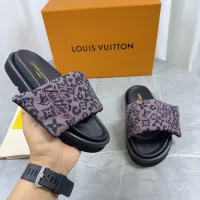 Cheap Louis Vuitton Slippers For Women #1432265 Replica Wholesale [$76.00 USD] [ITEM#1432265] on Replica Louis Vuitton Slippers