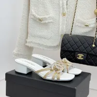 Cheap Chanel Slippers For Women #1432384 Replica Wholesale [$108.00 USD] [ITEM#1432384] on Replica Chanel Slippers