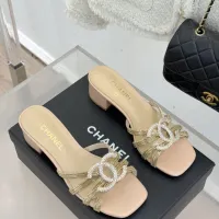 Cheap Chanel Slippers For Women #1432385 Replica Wholesale [$108.00 USD] [ITEM#1432385] on Replica Chanel Slippers