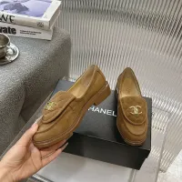Cheap Chanel Leather Shoes For Women #1432495 Replica Wholesale [$92.00 USD] [ITEM#1432495] on Replica Chanel Leather Shoes