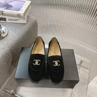 Cheap Chanel Leather Shoes For Women #1432497 Replica Wholesale [$92.00 USD] [ITEM#1432497] on Replica Chanel Leather Shoes