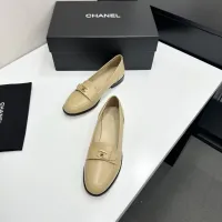 Cheap Chanel Leather Shoes For Women #1432498 Replica Wholesale [$112.00 USD] [ITEM#1432498] on Replica Chanel Leather Shoes