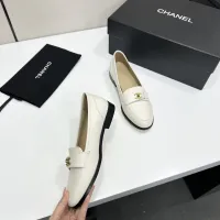 Cheap Chanel Leather Shoes For Women #1432499 Replica Wholesale [$112.00 USD] [ITEM#1432499] on Replica Chanel Leather Shoes