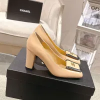 Cheap Chanel High-Heeled Shoes For Women #1432516 Replica Wholesale [$105.00 USD] [ITEM#1432516] on Replica Chanel High-Heeled Shoes
