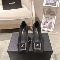 Cheap Chanel High-Heeled Shoes For Women #1432518 Replica Wholesale [$105.00 USD] [ITEM#1432518] on Replica Chanel High-Heeled Shoes
